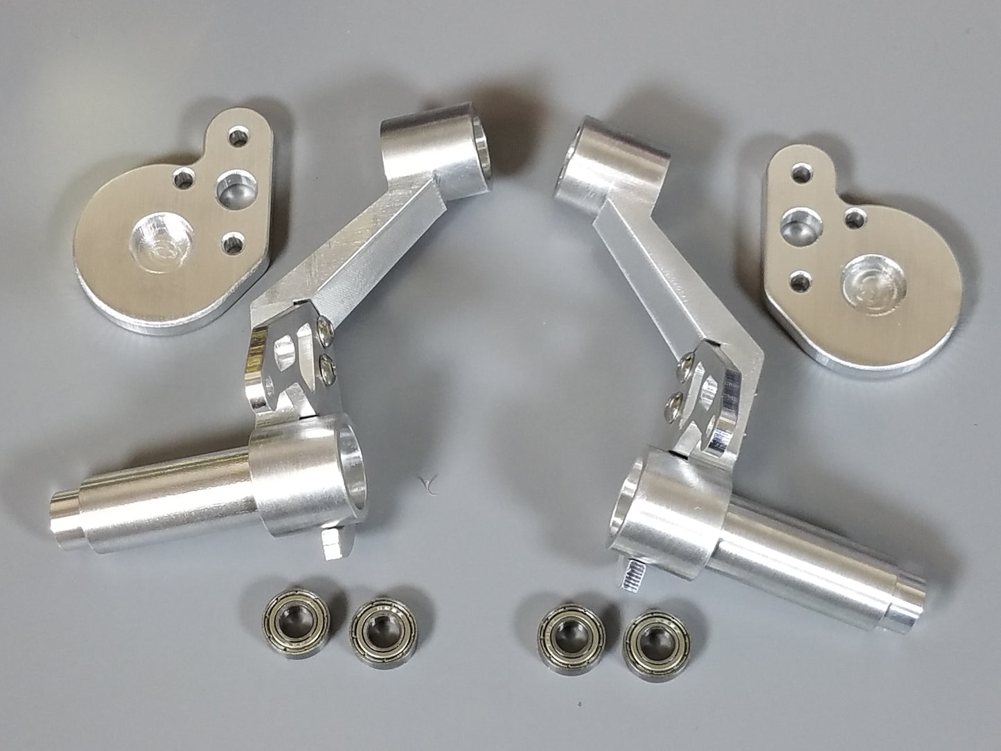 Pair Aluminum Rear Trailing Control Swing Arm with Mounting Bracket for Tamiya 1/10 R/C Blackfoot Monster Beetle Frog