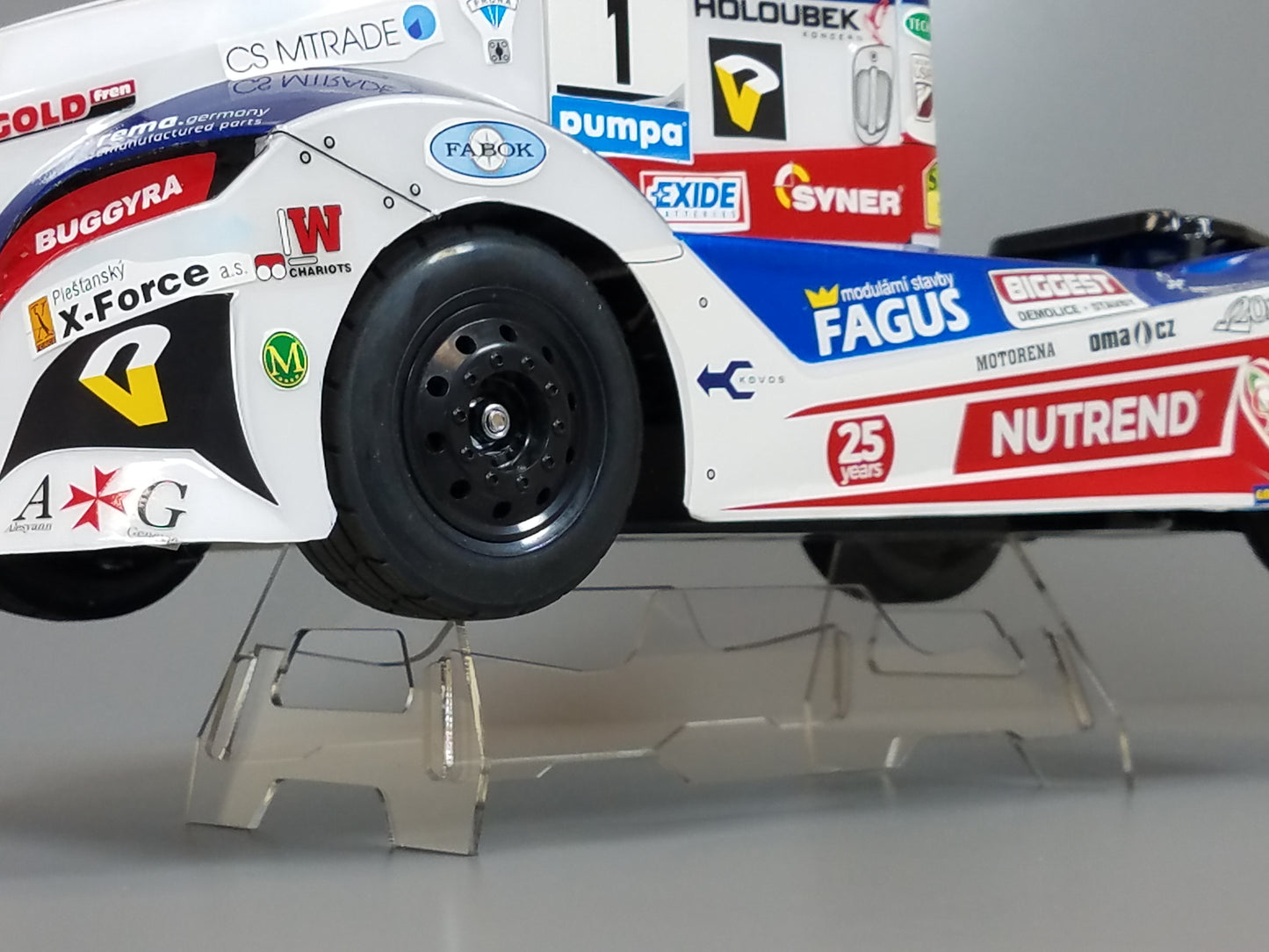 Acrylic R/C Car Truck Display Stand for Most TAMIYA 1/10 RC TT01 TT02 M01 M02 M03 M05 M06 FF01 FF02 Chassis