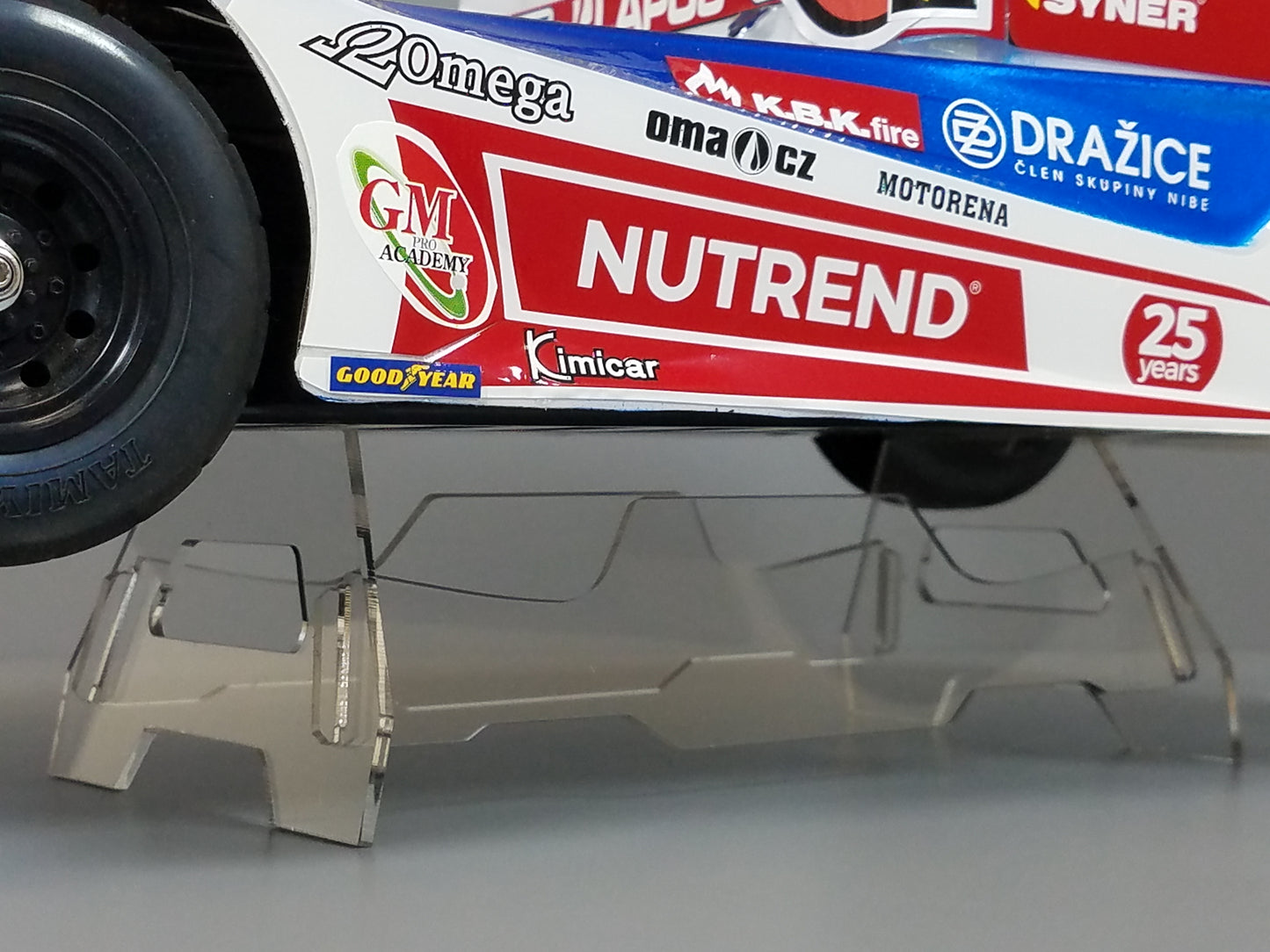 Acrylic R/C Car Truck Display Stand for Most TAMIYA 1/10 RC TT01 TT02 M01 M02 M03 M05 M06 FF01 FF02 Chassis