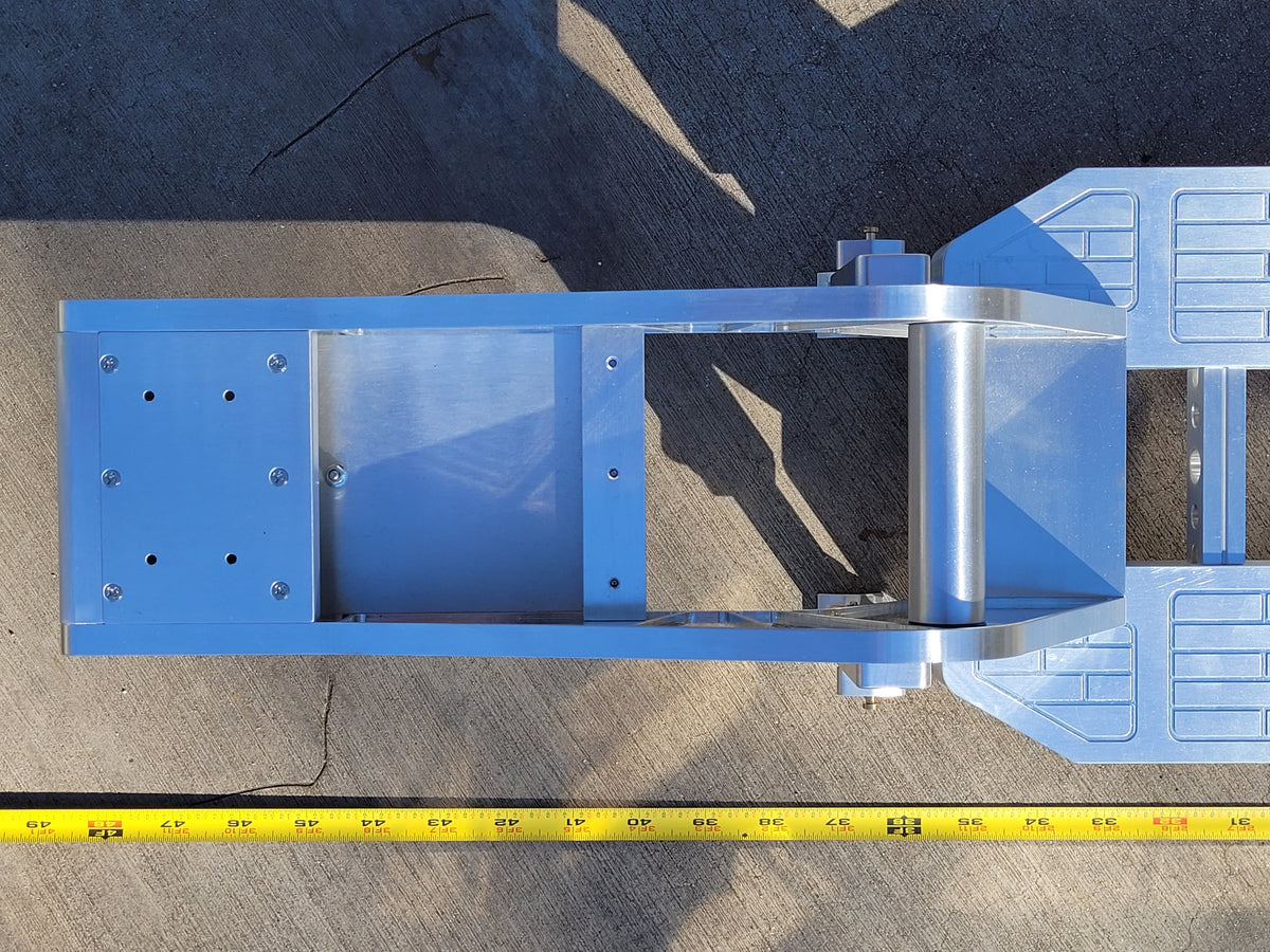 Aluminum Gooseneck Low Deck 51 inch Trailer Tamiya R/C Toy 1/14 King Grand Knight Hauler Globeliner Scania Volvo Cascadia