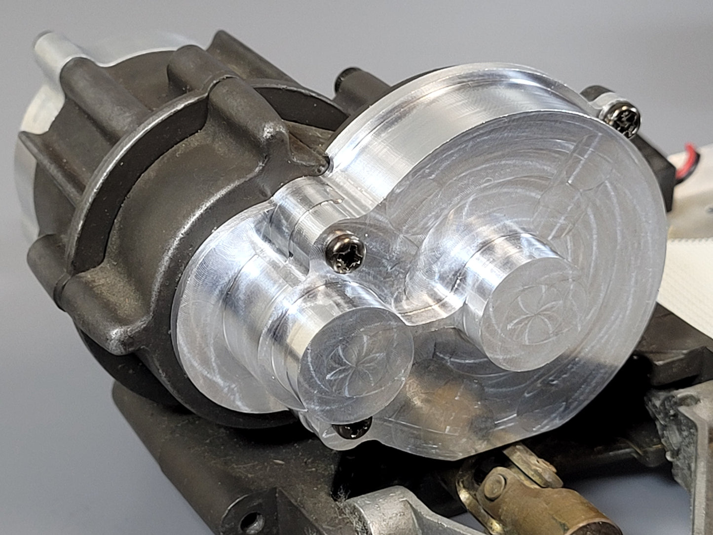 Aluminum Gear & Motor Cover Mount for Tamiya 1/10 Sand Scorcher Super Champ Buggy SRB