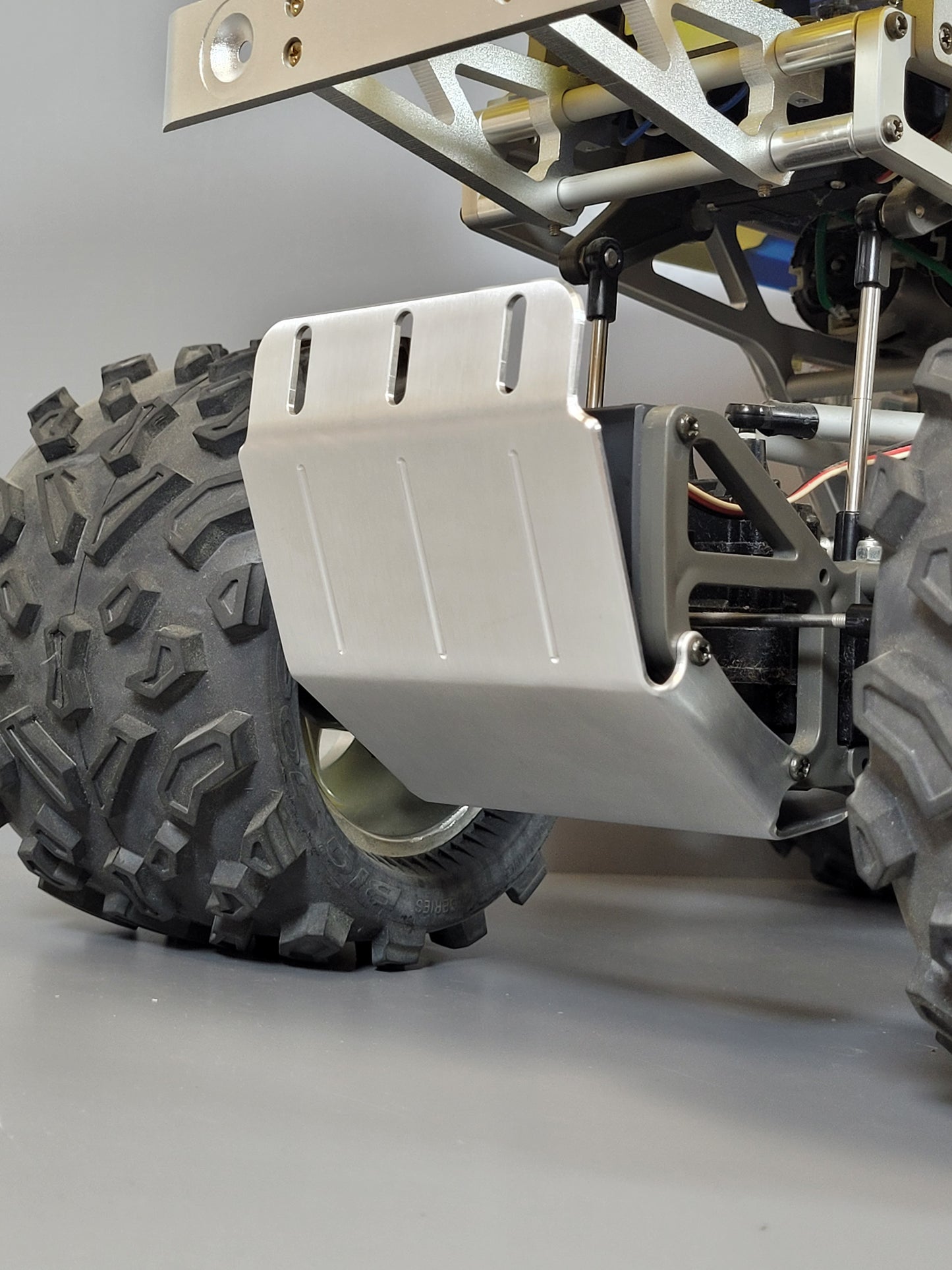 Aluminum Axle Animal Bumper Guard Skid Protection Mount Plate for Tamiya R/C 1/10 TXT-1 TXT1 Truck
