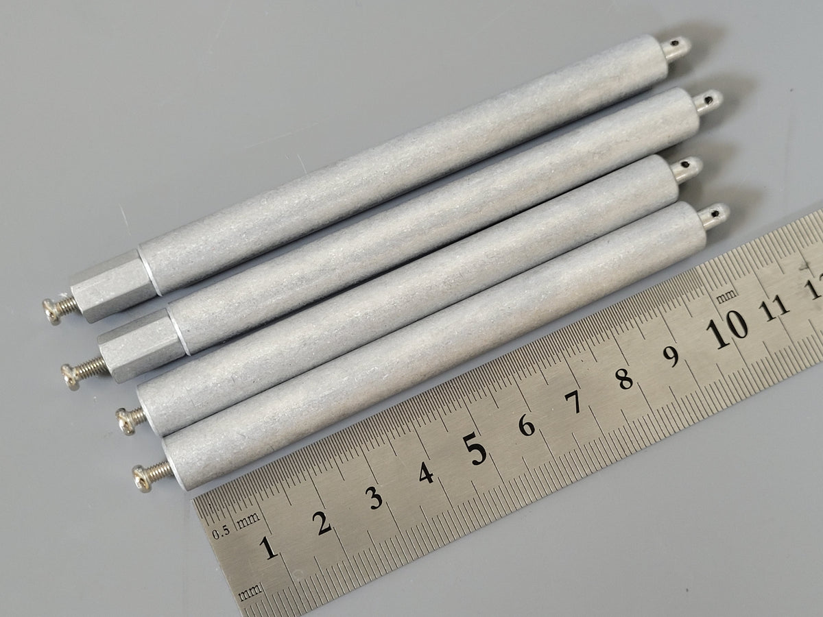 8cm Lift Raise Aluminum Body Mount Stay Mounting Stand Set for Tamiya 1/10 Super Clodbuster