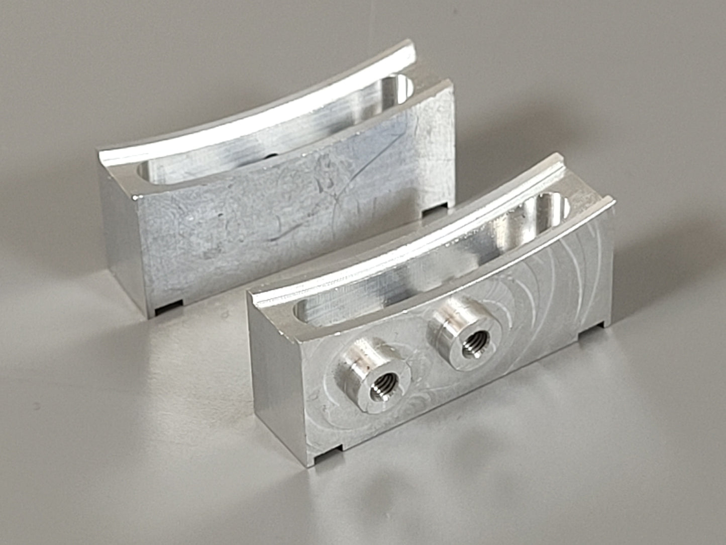 Pair Aluminum Part E9 E10 Upper Axle Ball Joint Arm Spring Mount Block Tamiya 1/10 RC Juggernaut 1 2 F350