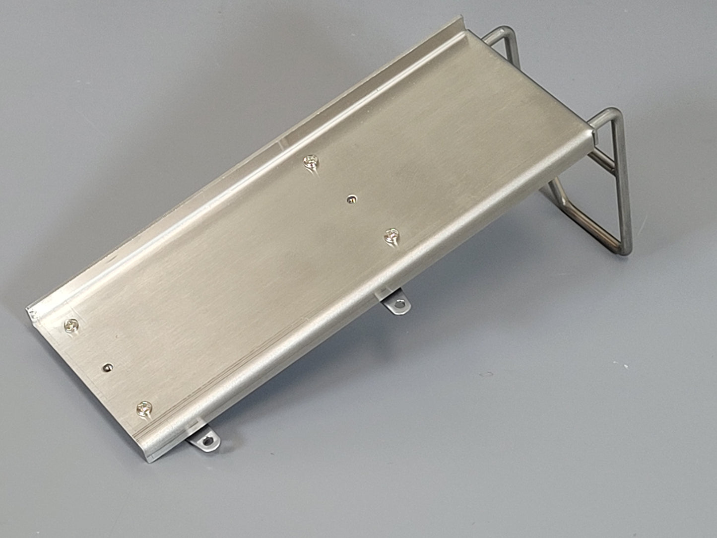 Stainless Steel Frame Rail Chassis Cover Plate Platform Side Ladder for Tamiya R/C Toy 1/14 semi Tractor Truck King Hauler Grand Hauler Knight Hauler Globeliner Scania Volvo Cascadia