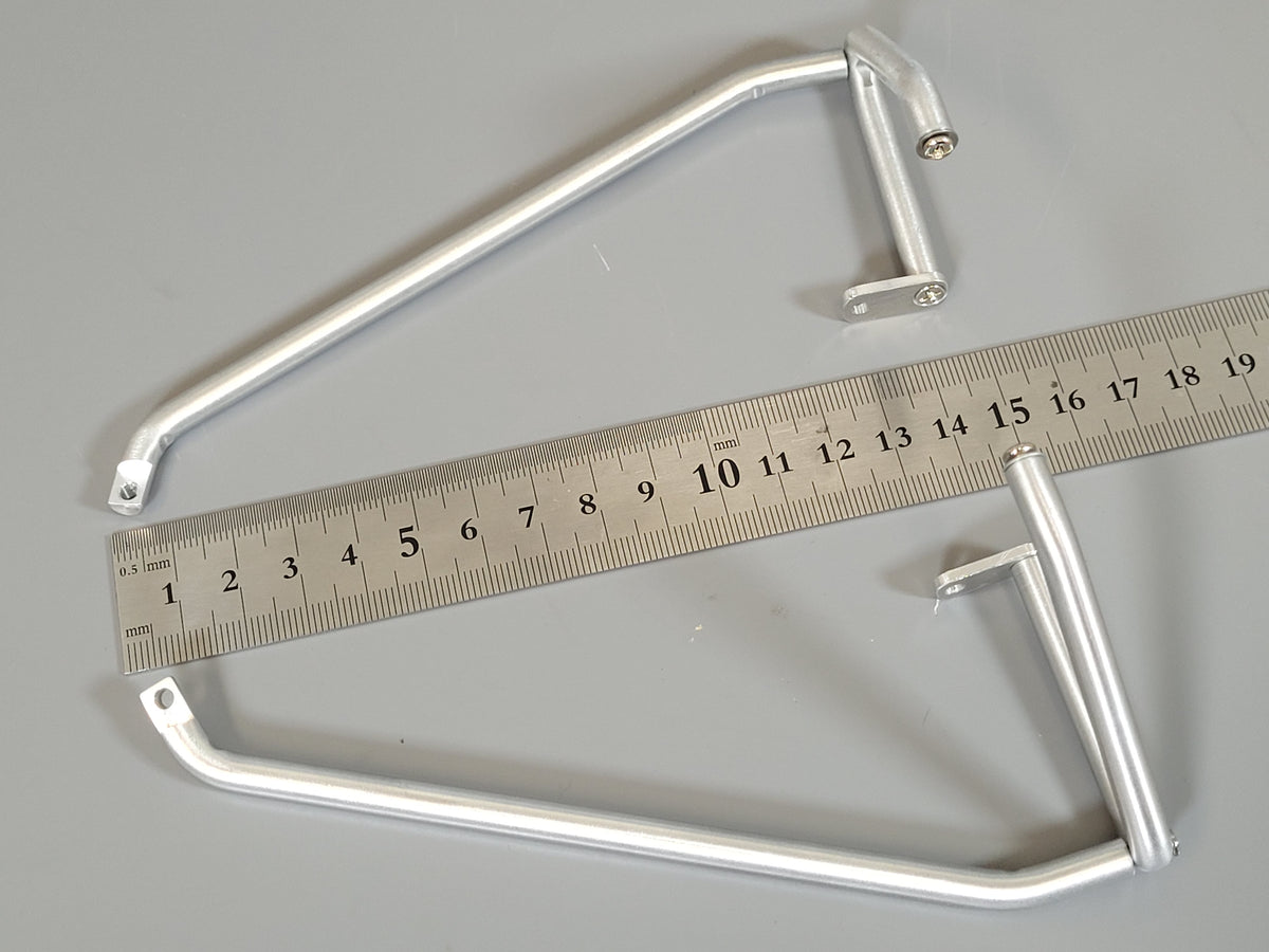 Pair Aluminum Side Step Bar Rail Guard Mount Tamiya 1/10 RC Grasshopper Hornet