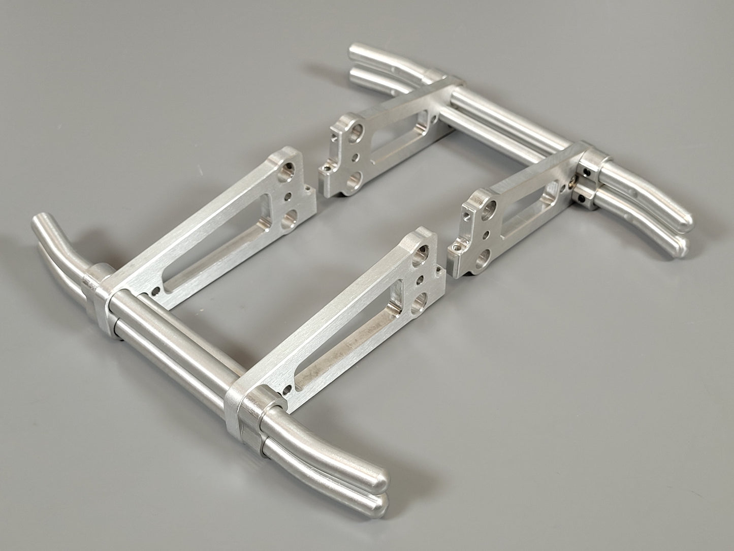 Aluminum Front + Rear Animal Bumper Protection Bar Guard for Tamiya R/C 1/10 TXT-1 TXT1 Truck