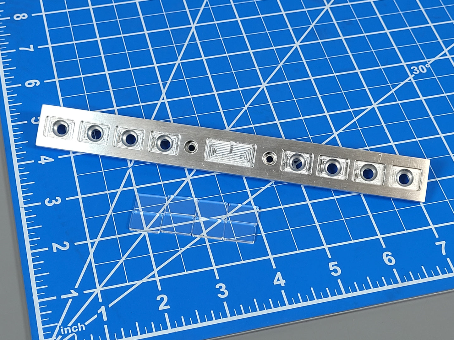 Aluminum 8 Square Style Rear Bumper Mount for Tamiya 1/14 R/C Toy King Hauler Grand Hauler Globeliner Semi Truck