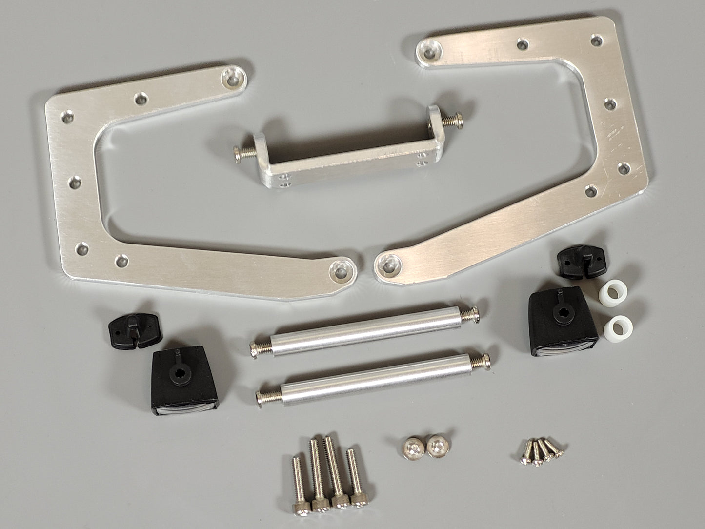 Aluminum Front Axle Protection Bumper with Light Housing Kit for Tamiya R/C 1/10 Super Clodbuster Bullhead