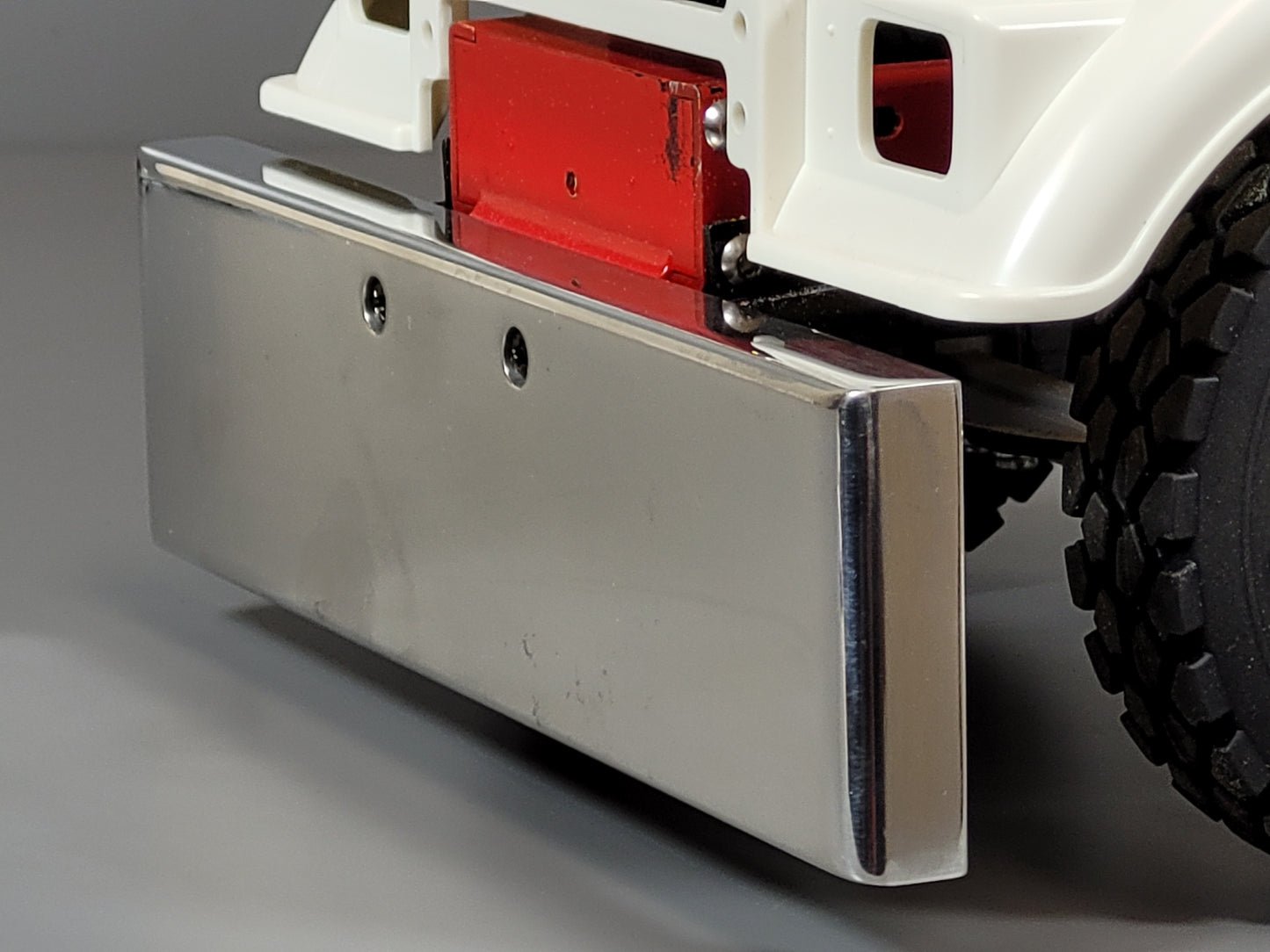 Aluminum Front Lower A Style Bumper for Tamiya 1/14 R/C Toy GlobeLiner King Hauler Grand Hauler Knight Hauler