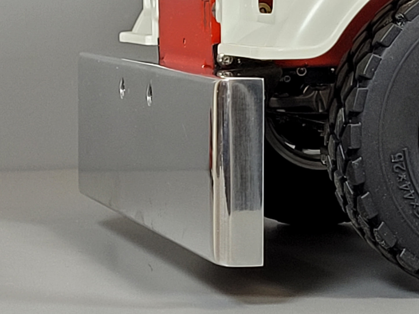 Aluminum Front Lower A Style Bumper for Tamiya 1/14 R/C Toy GlobeLiner King Hauler Grand Hauler Knight Hauler