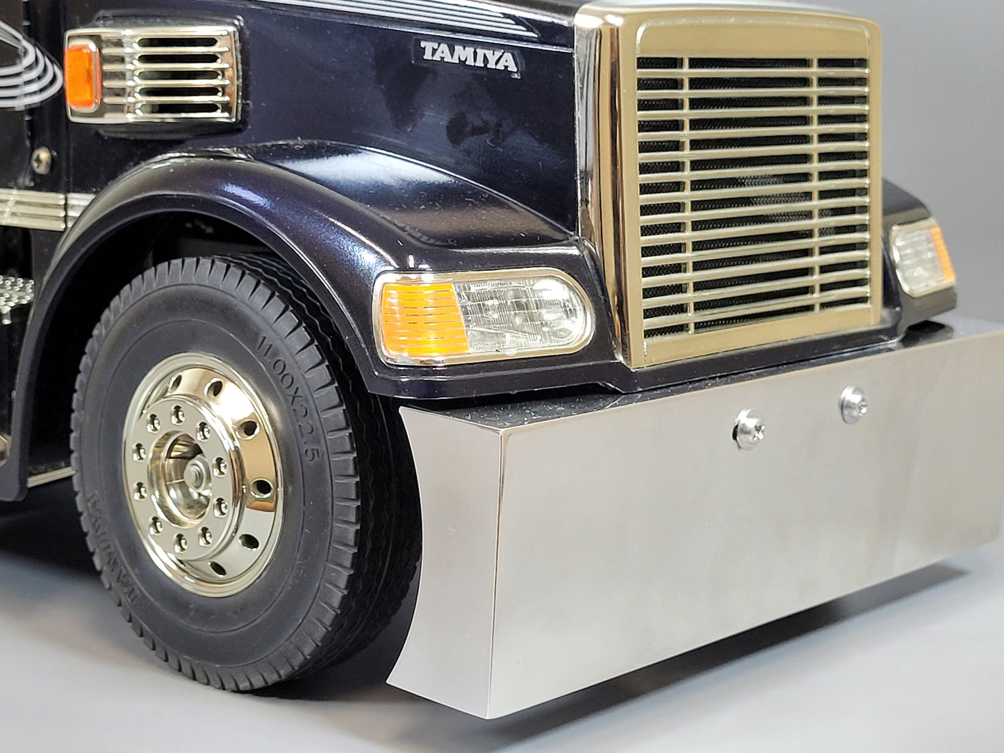 Aluminum Front Bumper Wide Style Guard for Tamiya R/C 1/14 Knight Hauler King Hauler Grand Globeliner