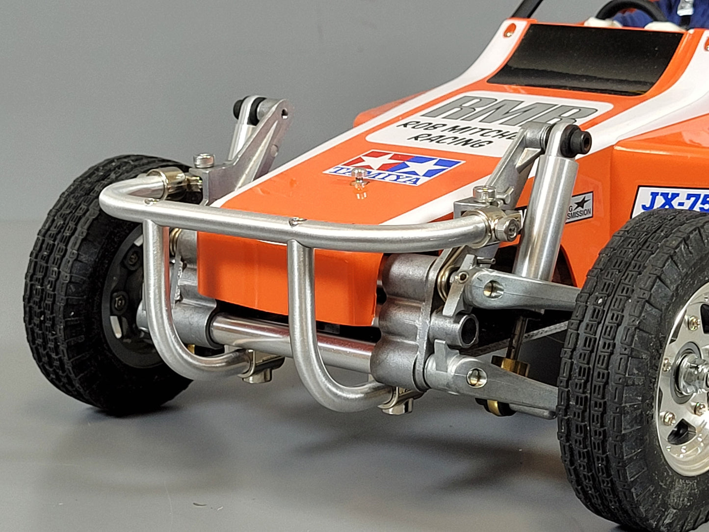 Aluminum Front Bar Style Protection Bumper Guard Tamiya R/C Toy 1/10 Sand Scorcher Super Champ Buggy SRB