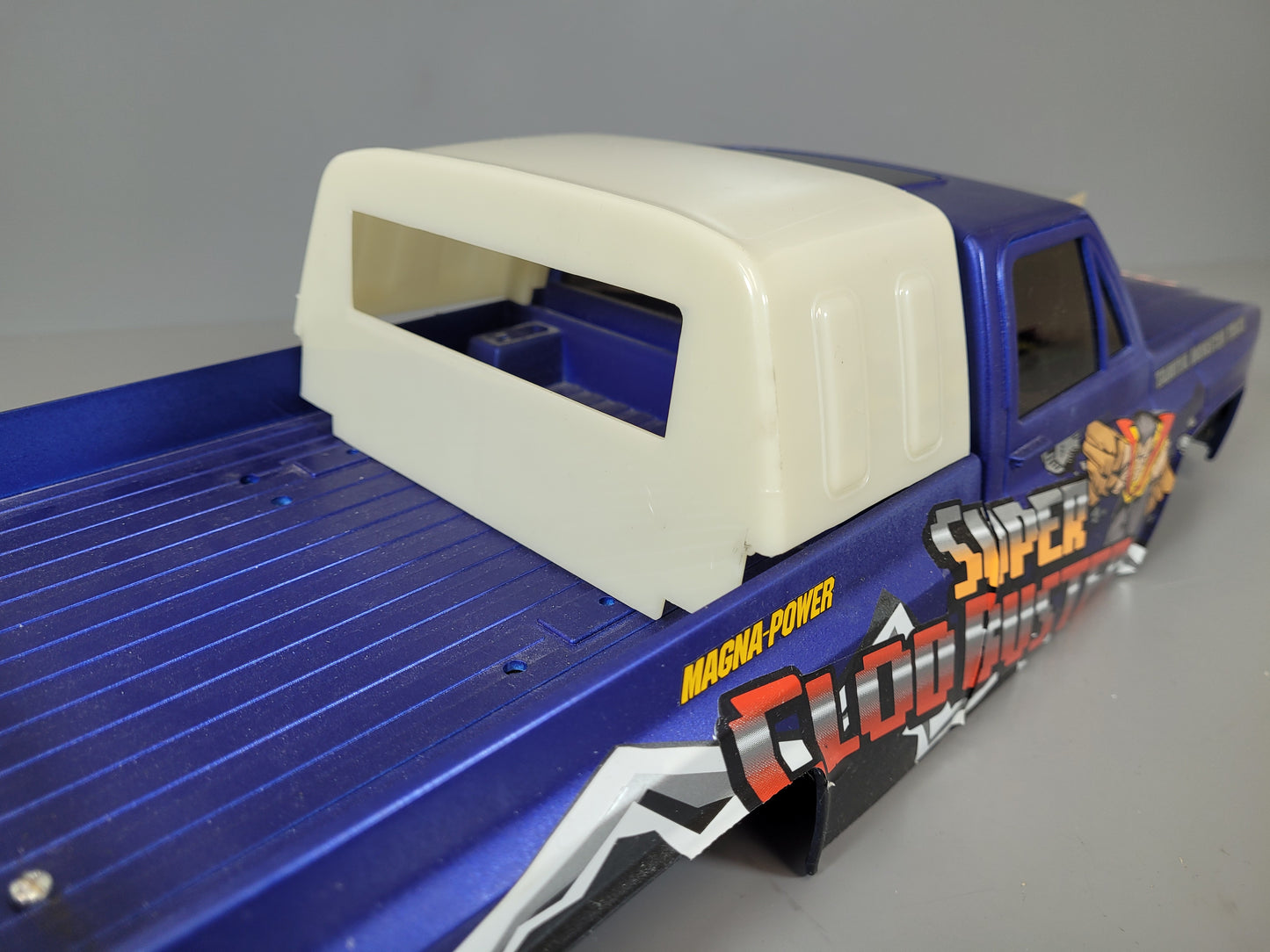Rear Bed Topper Half Cover for Tamiya R/C Toy 1/10 Toyota Bruiser Hilux Mountaineer Trailfinder Super Clodbuster Truck