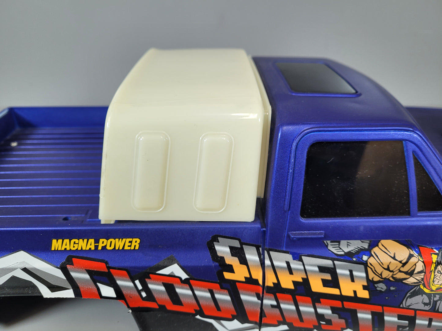 Rear Bed Topper Half Cover for Tamiya R/C Toy 1/10 Toyota Bruiser Hilux Mountaineer Trailfinder Super Clodbuster Truck