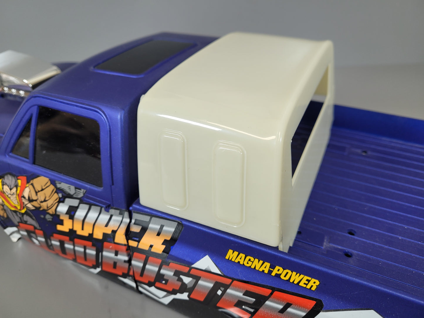 Rear Bed Topper Half Cover for Tamiya R/C Toy 1/10 Toyota Bruiser Hilux Mountaineer Trailfinder Super Clodbuster Truck