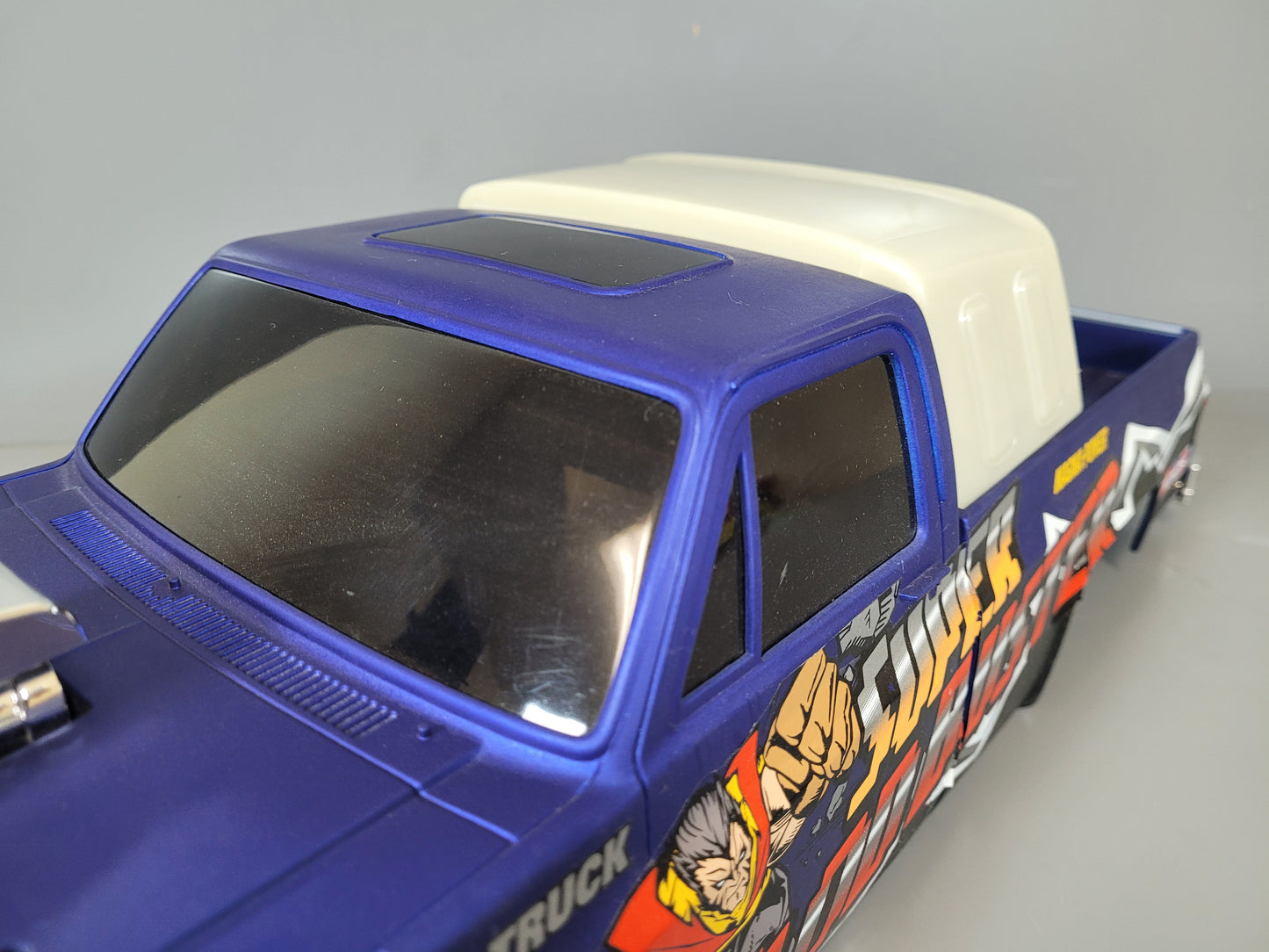 Rear Bed Topper Half Cover for Tamiya R/C Toy 1/10 Toyota Bruiser Hilux Mountaineer Trailfinder Super Clodbuster Truck