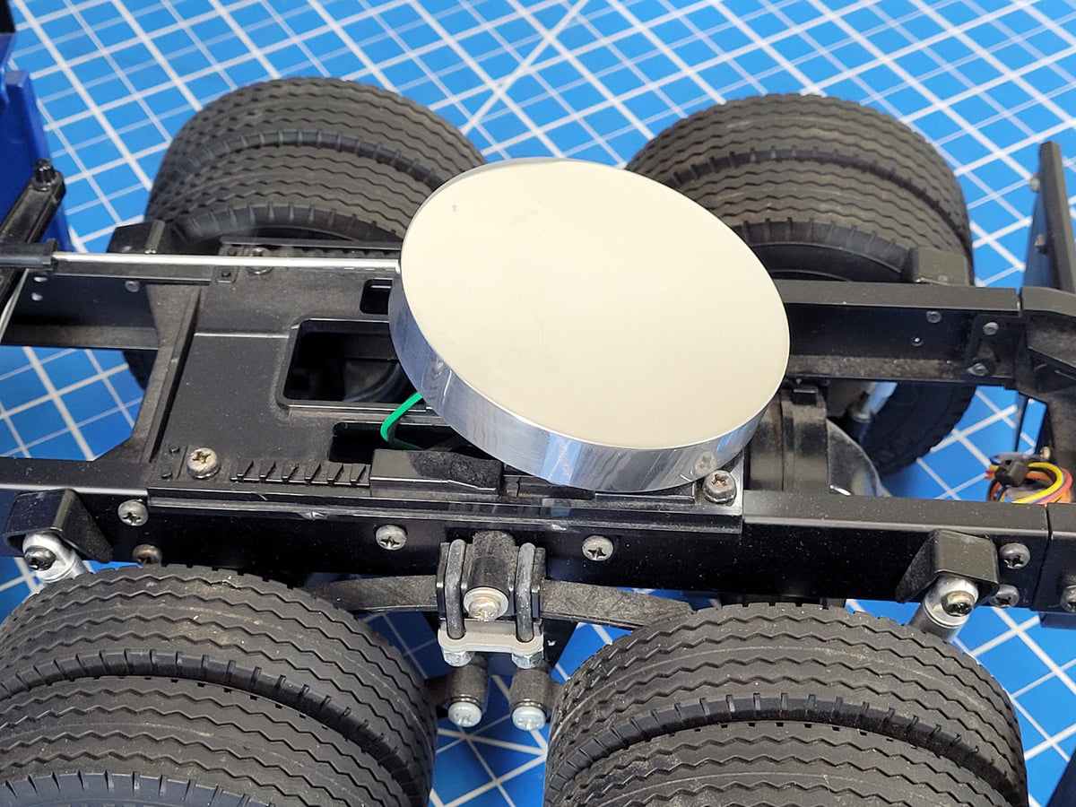 5th Aluminum Wheel Coupling Round Cover Tamiya RC 1/14 King Knight Grand Hauler Globeliner Scania Cascadia Volvo