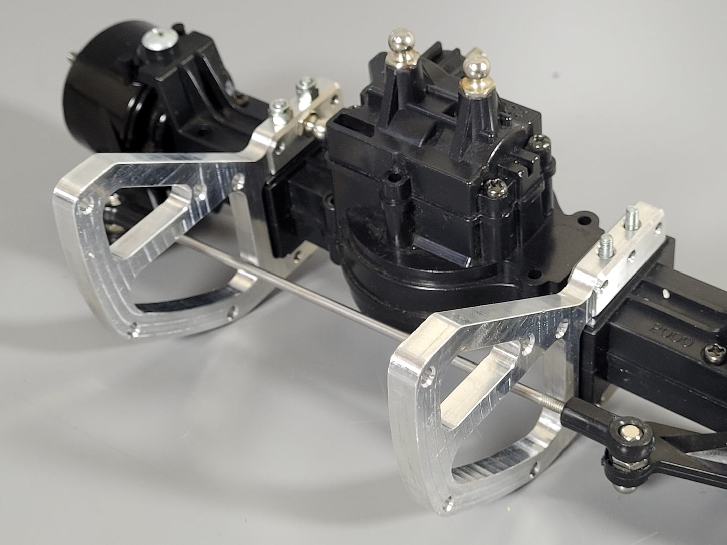 Aluminum Side Bracket Bumper Guard Protector Mount Mounting Plate Tamiya 1/10 RC TXT-1 TXT1