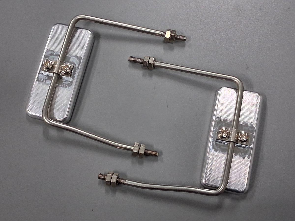 Pair Aluminum Side Mount Mirror for Tamiya R/C 1/14 King Hauler Grand Hauler