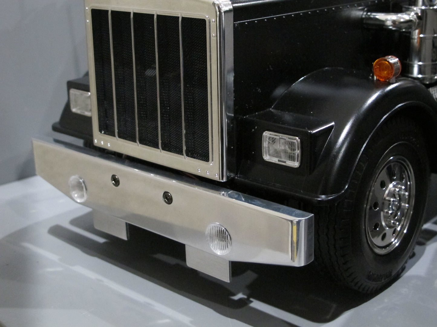 Aluminum Factory Style Front Lower Bumper Style Tamiya 1/14 Semi King Grand Hauler Globeliner Globe Liner