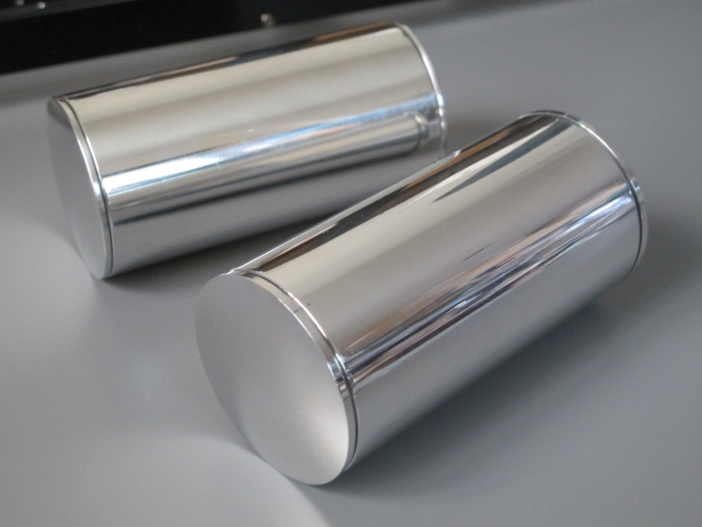 Aluminum 4" inch Fuel Gas Round Tanks + J-Style Mount Bracket for Tamiya R/C Toy 1/14 Knight Hauler King Hauler Grand Hauler Globeliner