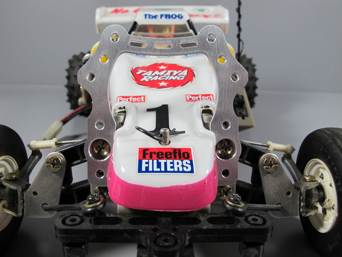 Aluminum Front + Rear Shock Mount Bracket for Tamiya 1/10 R/C The Frog Subaru Brat