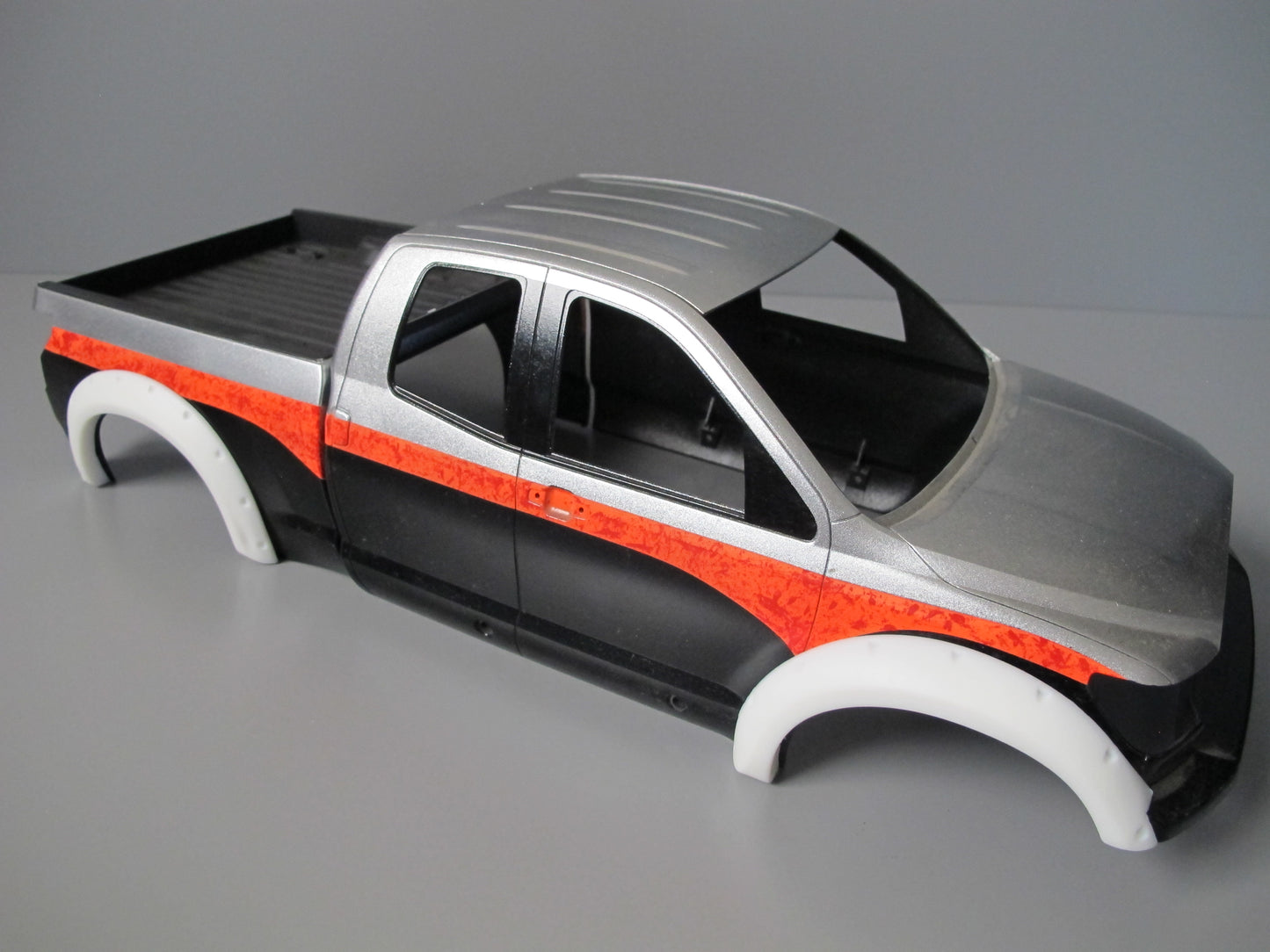 White Rubber Fender Flares Set for Tamiya R/C Toy 1/10 Toyota Tundra High Lift Truck