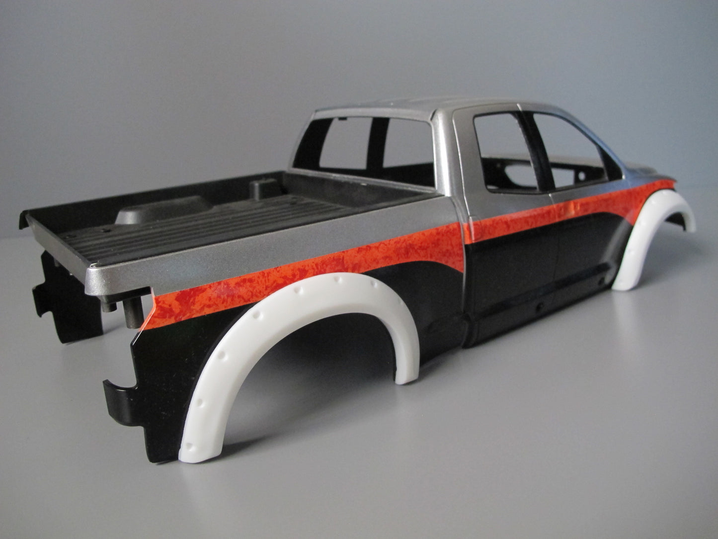 White Rubber Fender Flares Set for Tamiya R/C Toy 1/10 Toyota Tundra High Lift Truck