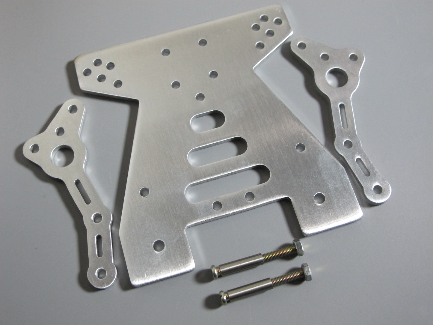 Aluminum Front Suspension Shock Tower & Rear Shock Mount Plate for Tamiya 1/10 R/C Blackfoot Monster Beetle