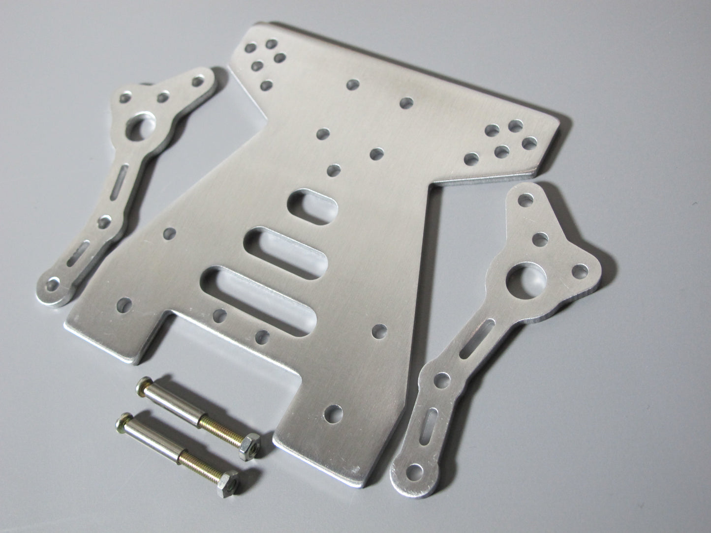 Aluminum Front Suspension Shock Tower & Rear Shock Mount Plate for Tamiya 1/10 R/C Blackfoot Monster Beetle