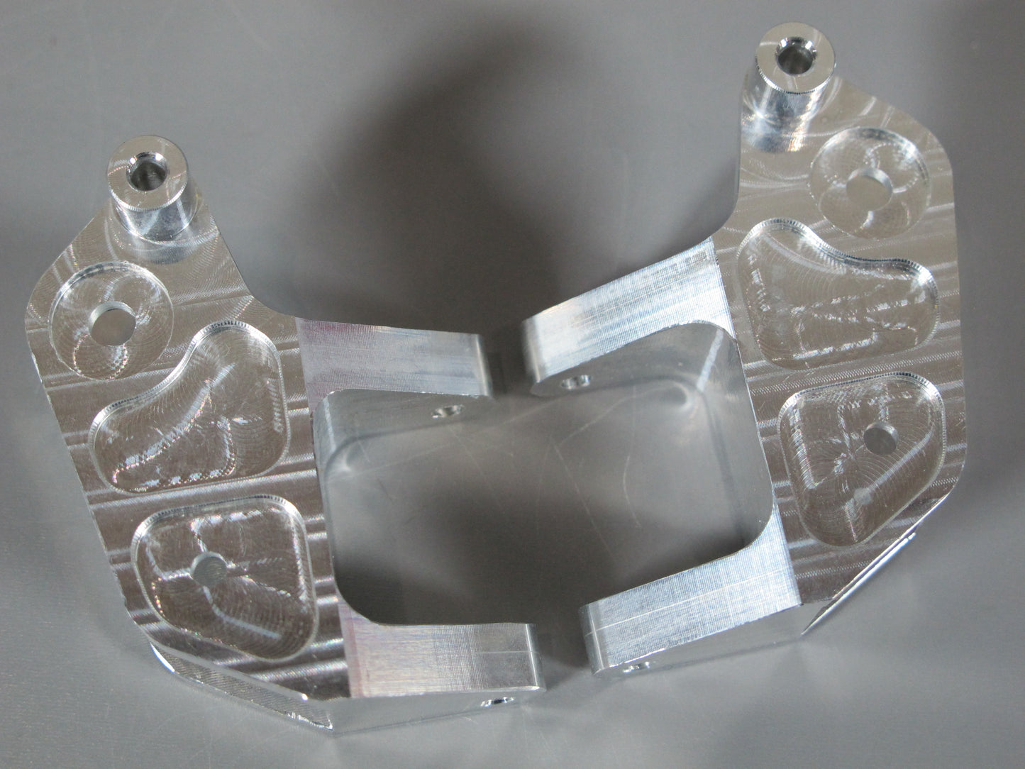 Pair Aluminum Front L/R Side Steering Knuckles for Tamiya R/C 1/10 Monster Beetle Blackfoot Mud Blaster