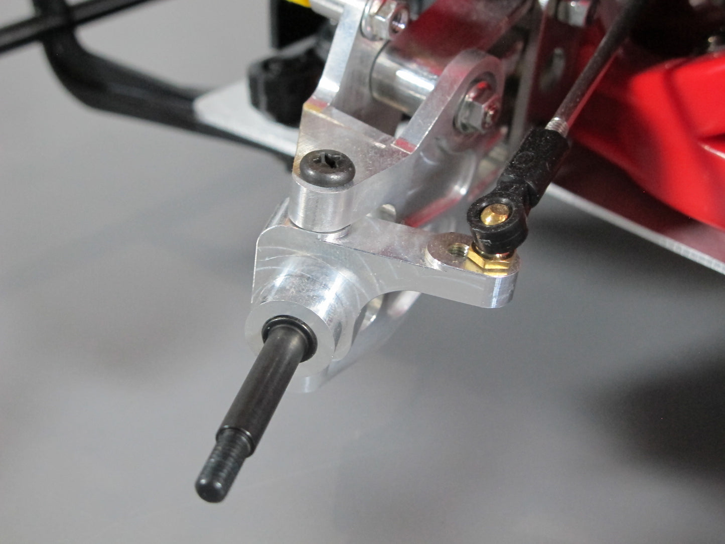 Pair Aluminum Front L/R Upright Steering Swing Arm for Tamiya 1/10 R/C Monster Beetle Blackfoot Mudblaster