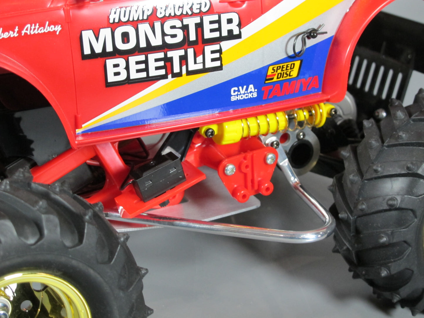 Pair Aluminum Polish Side Step Guard Bar Tamiya Toy R/C 1/10 Frog Brat Monster Beetle Blackfoot Mud Blaster