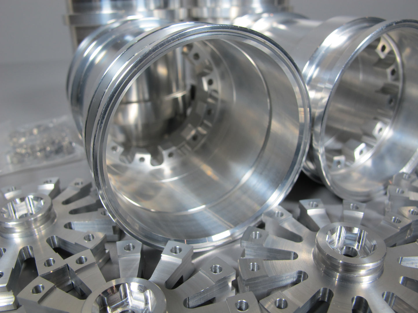 4pcs Aluminum Wheel Rim 12mm Hex Hub for Tamiya 1/10 Super Clodbuster Bullhead TXT Juggernaut