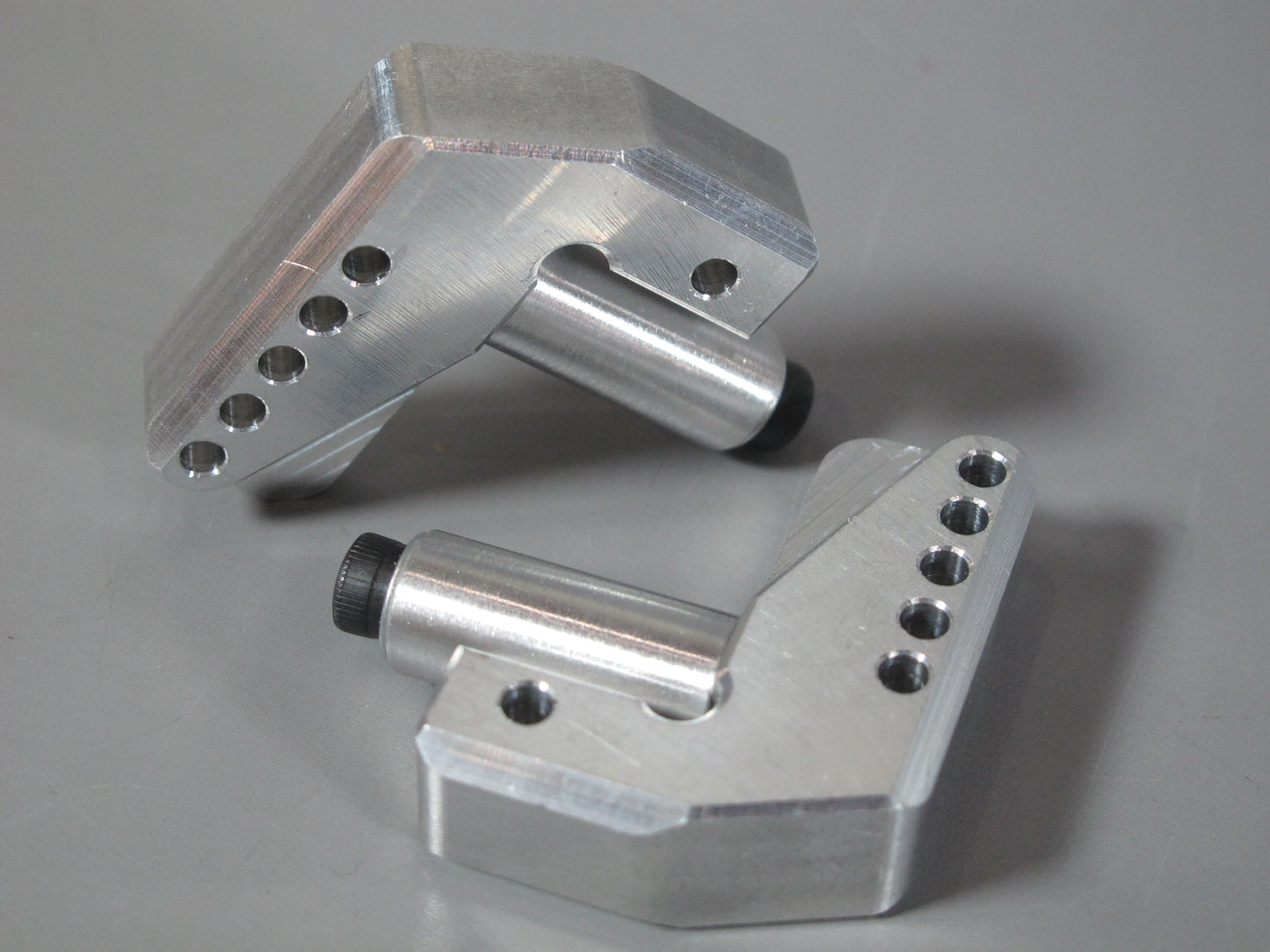 Aluminium Frame Chassis + Axle Suspension Linkage Lock Mount Conversion for Tamiya 1/10 R/C Clodbuster Bullhead Crawler