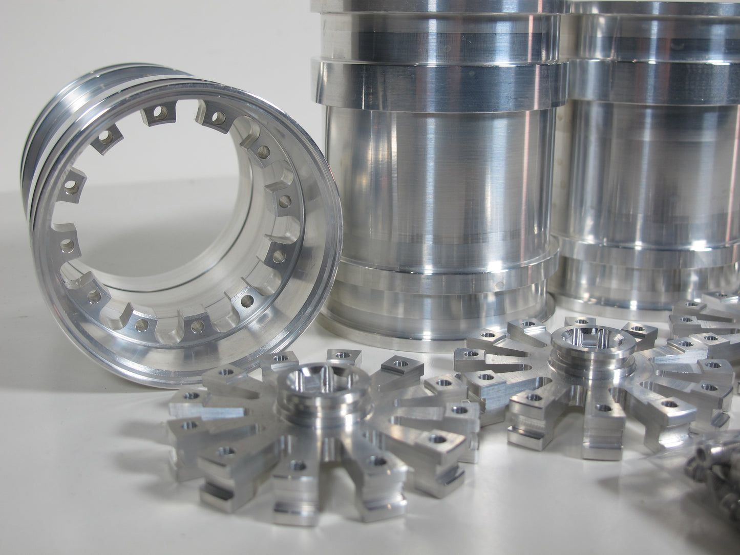 4pcs Aluminum Wheel Rim 12mm Hex Hub for Tamiya 1/10 Super Clodbuster Bullhead TXT Juggernaut