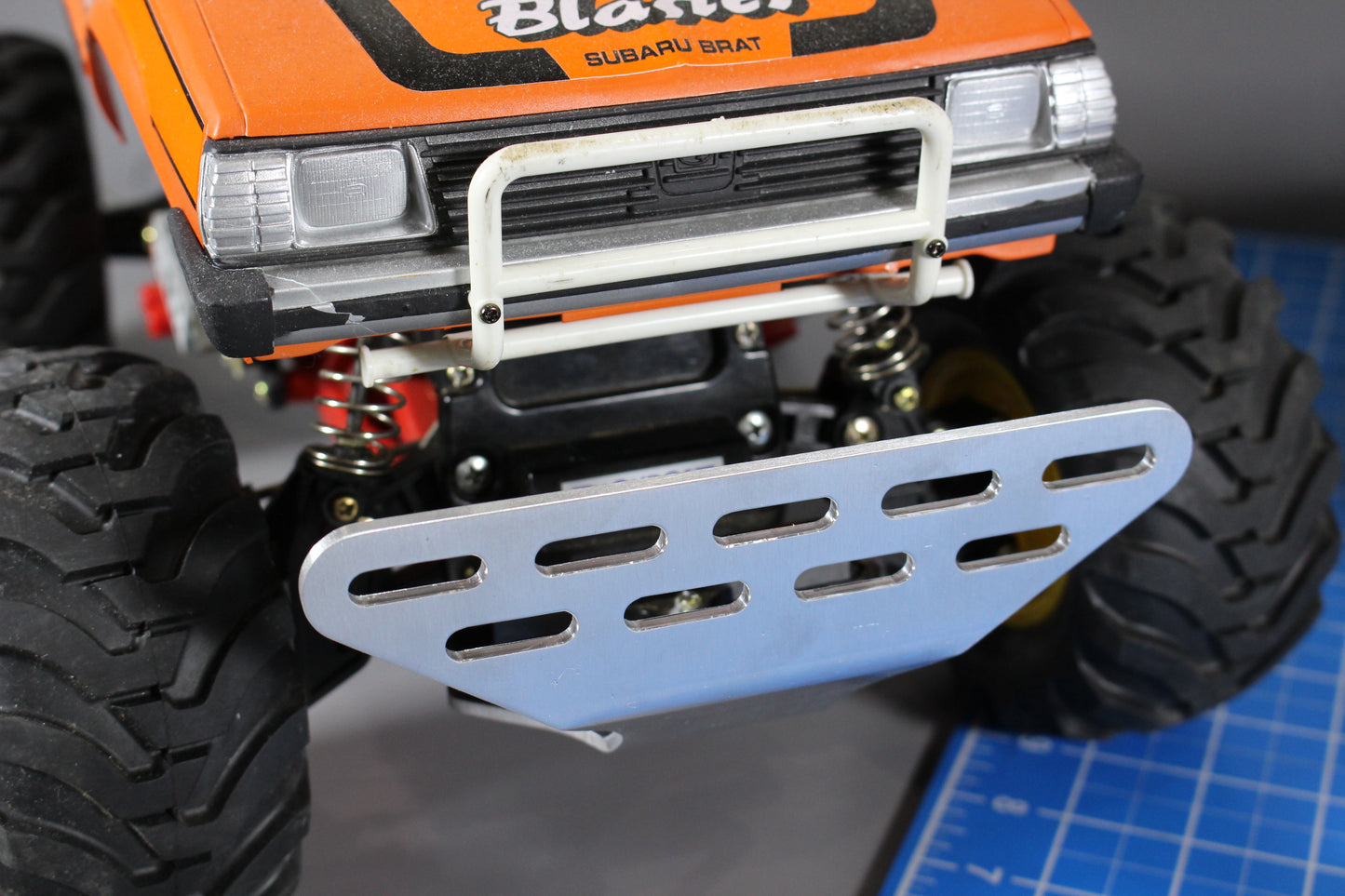 Aluminum Front Bumper Tamiya 1/10 R/C Blackfoot Monster Beetle Lunch Box Midnight Pumpkin Mud Blaster Subaru Brat