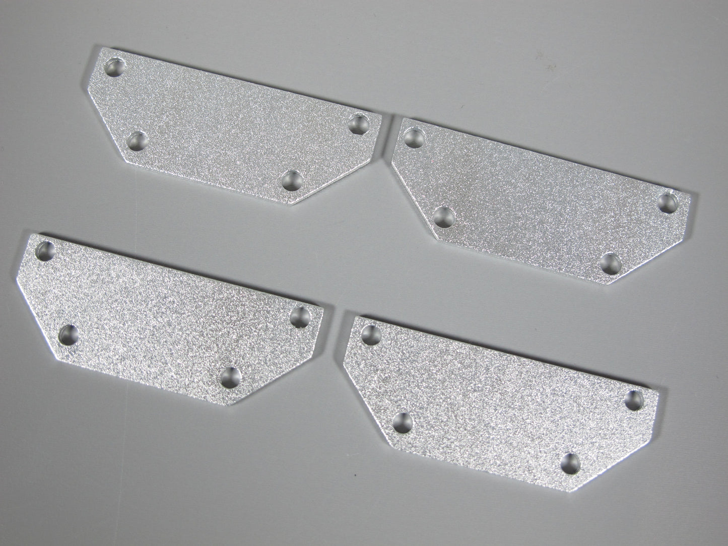 Aluminum Suspension Shock Lift Mount Plate Bracket 4 Pcs for Tamiya R/C 1/10 Bullhead Super Clodbuster