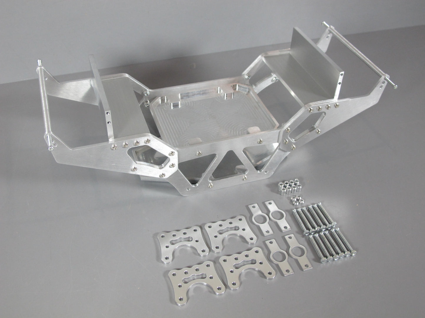 Aluminum Chassis & Axle Suspension Linkage Tamiya Clodbuster Bullhead Crawler
