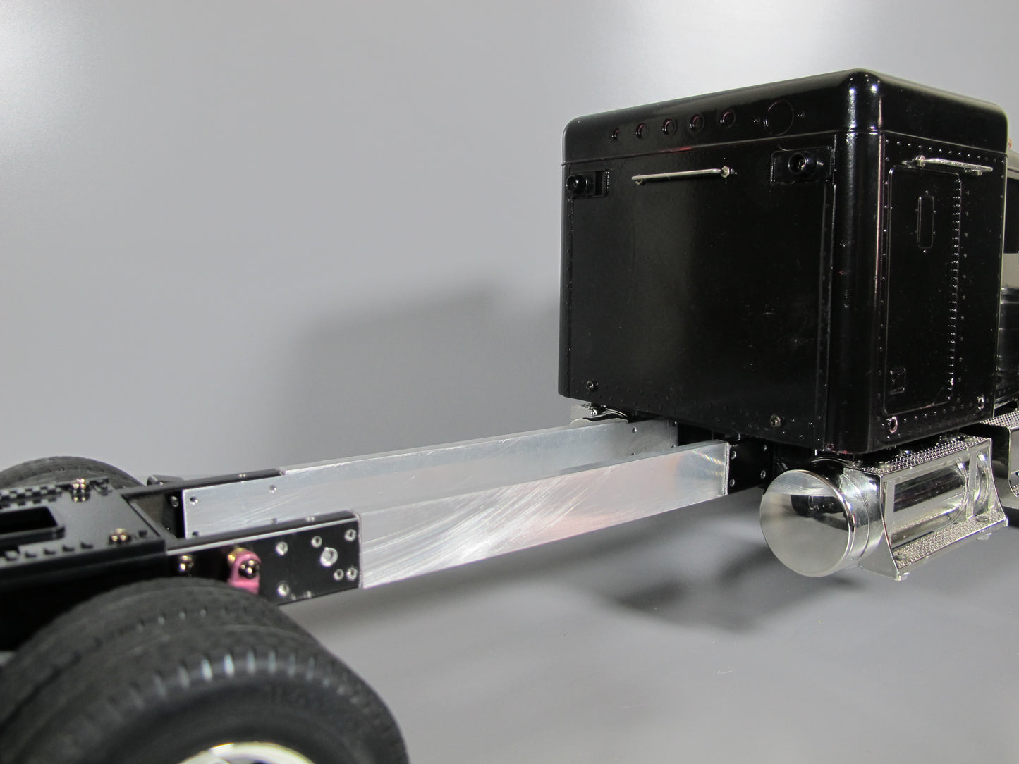 Pair Aluminum 6" Frame Chassis Extension Section for Tamiya R/C 1/14 King Hauler Grand Hauler Knight Hauler Cascadia Man Globeliner Aeromax Actros