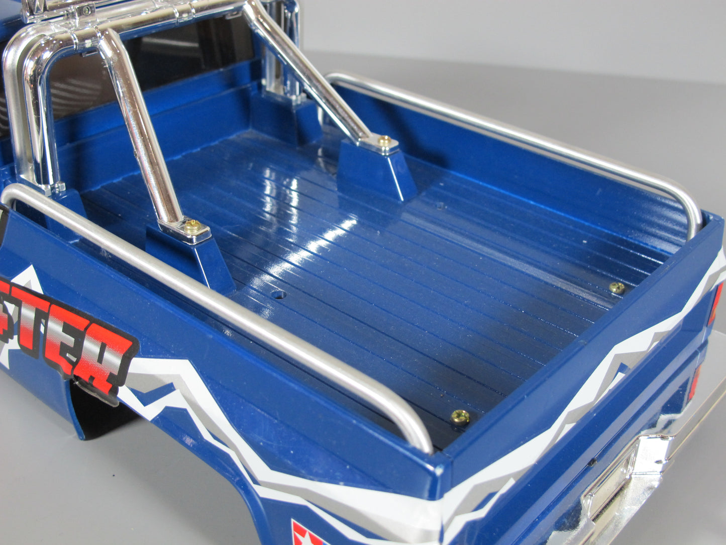 Pair Aluminum Side Trunk Bed Rail Bar for Tamiya 1/10 R/C Super ClodBuster Clod Buster
