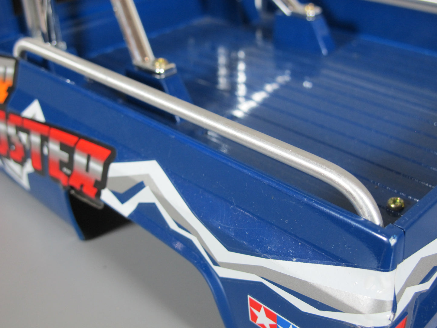 Pair Aluminum Side Trunk Bed Rail Bar for Tamiya 1/10 R/C Super ClodBuster Clod Buster