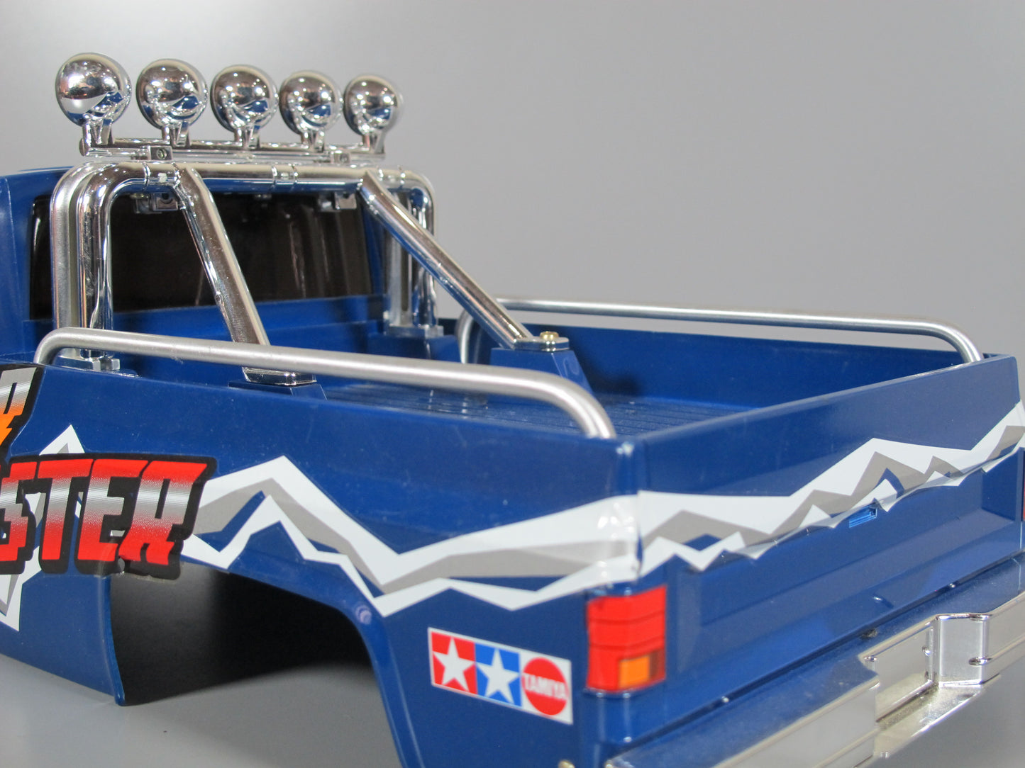 Pair Aluminum Side Trunk Bed Rail Bar for Tamiya 1/10 R/C Super ClodBuster Clod Buster