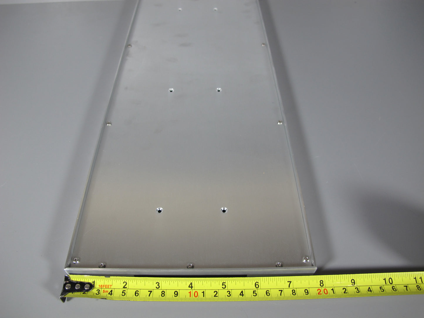 Aluminum 19 inch Flat Rear Bed Deck Section "ONLY" for custom Tamiya 1/14 R/C Toy King Hauler Grand Hauler Globeliner Semi Truck