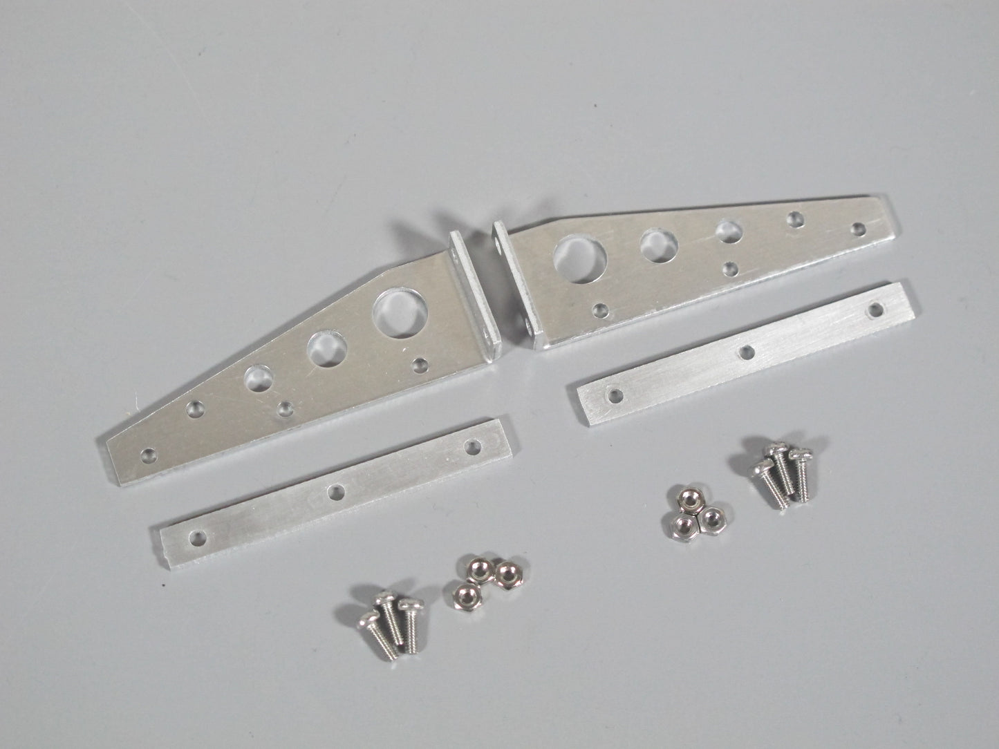 Pair Aluminum Rear Mud Flap Mount Style Hanger Holder Tamiya R/C Toy 1/14 Grand Hauler King Hauler Globeliner Aeromax Cascadia Semi Truck