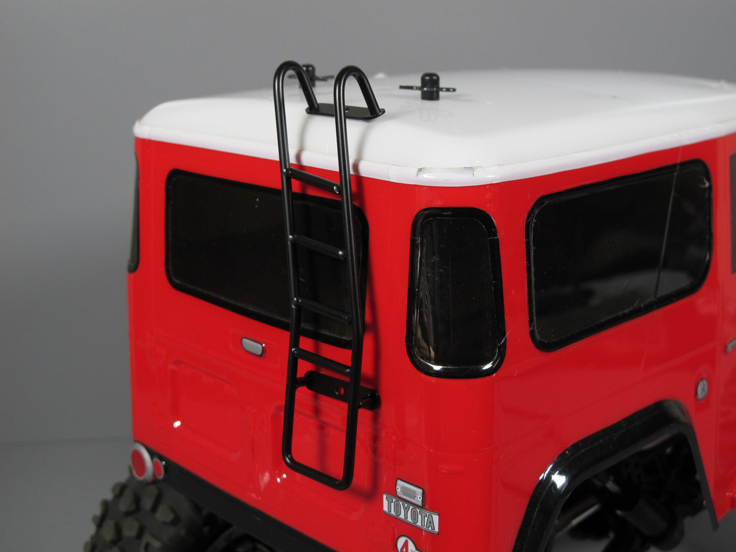 Toy Scale Rear Metal Crawler Ladder Stair Frame for Tamiya Toy R/C 1/10 Toyota Land Cruiser 40