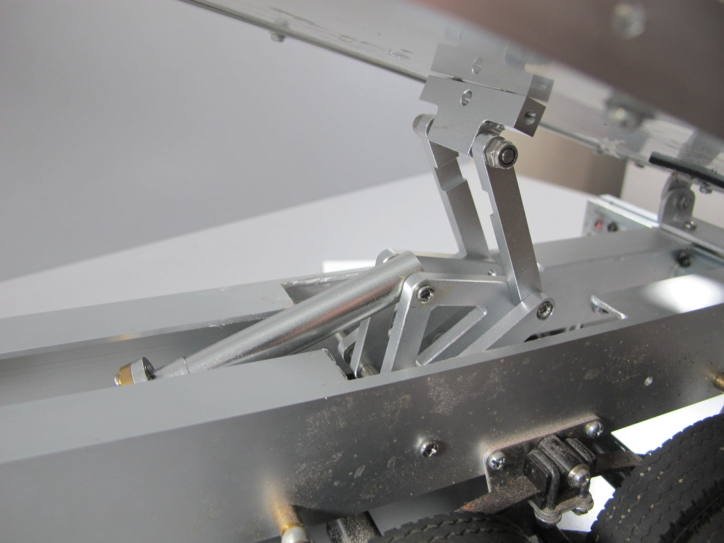 Lifting Mech Mechanism Dump Truck Trailer Bed Tipper Lift for Tamiya R/C Toy 1/14 King Hauler Grand Hauler Knight Hauler Globeliner Aeromax Cascadia Scania Actros Trailer