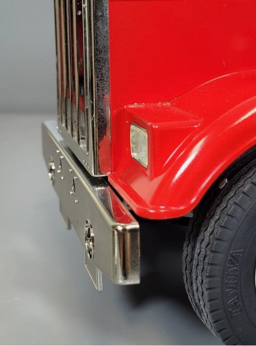 Aluminum Flush Front Bumper Bracket Mount Tamiya 1/14 King Knight Grand Hauler Globeliner