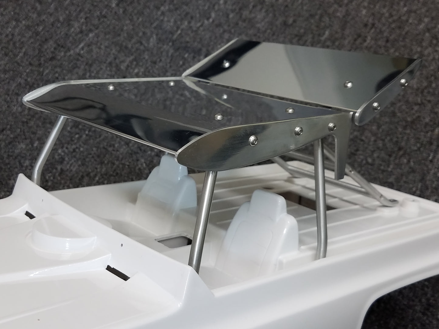 Custom Made Aluminum Roll Cage Spoiler Roof Cage Style for Tamiya 1/10 R/C Blazing Blazer